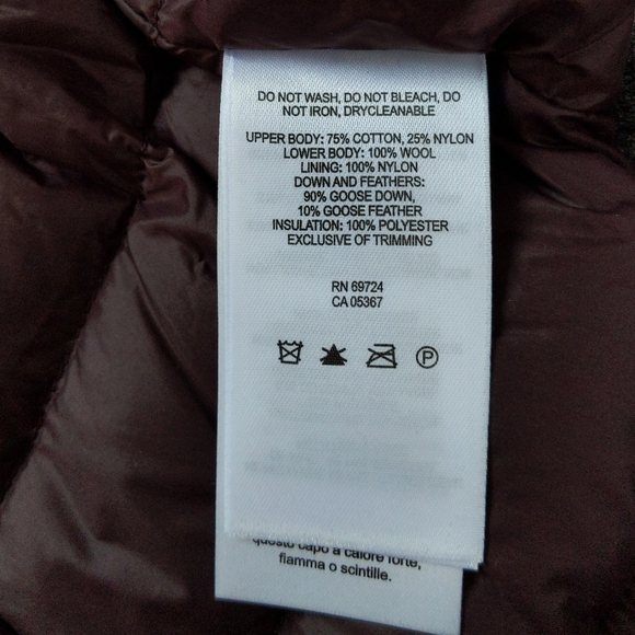 Sorel Aylwin Wool & Goose Down Winter Coat | Small - Picture 12 of 16